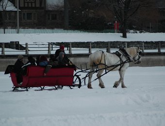 on the canal